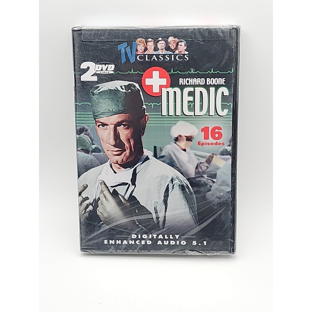 Medic: 16 Episodes DVD 1954 TV Series 2-Disc Set New Sealed
